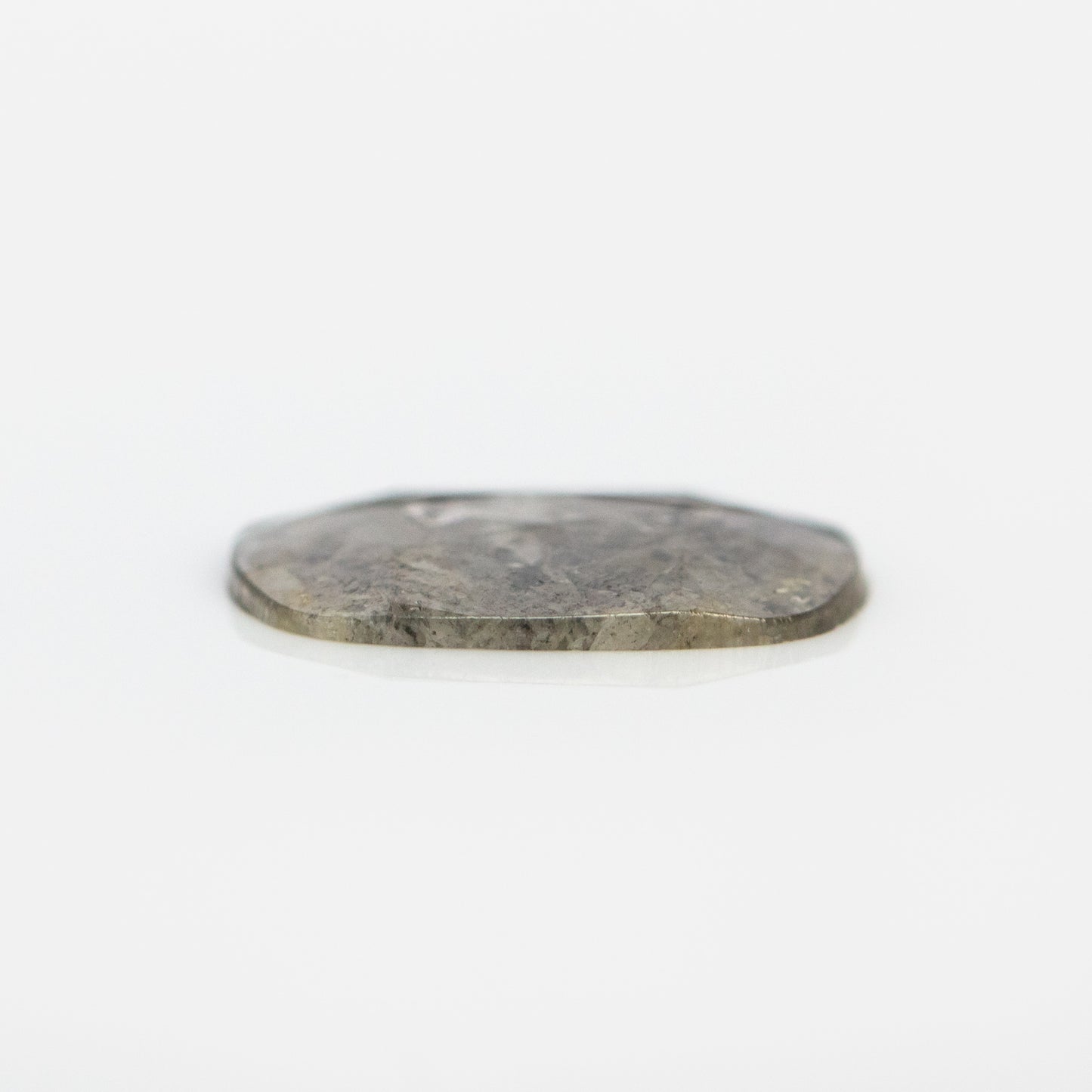 Sliced Rectangle Salt and Pepper Diamond Loose Gemstone