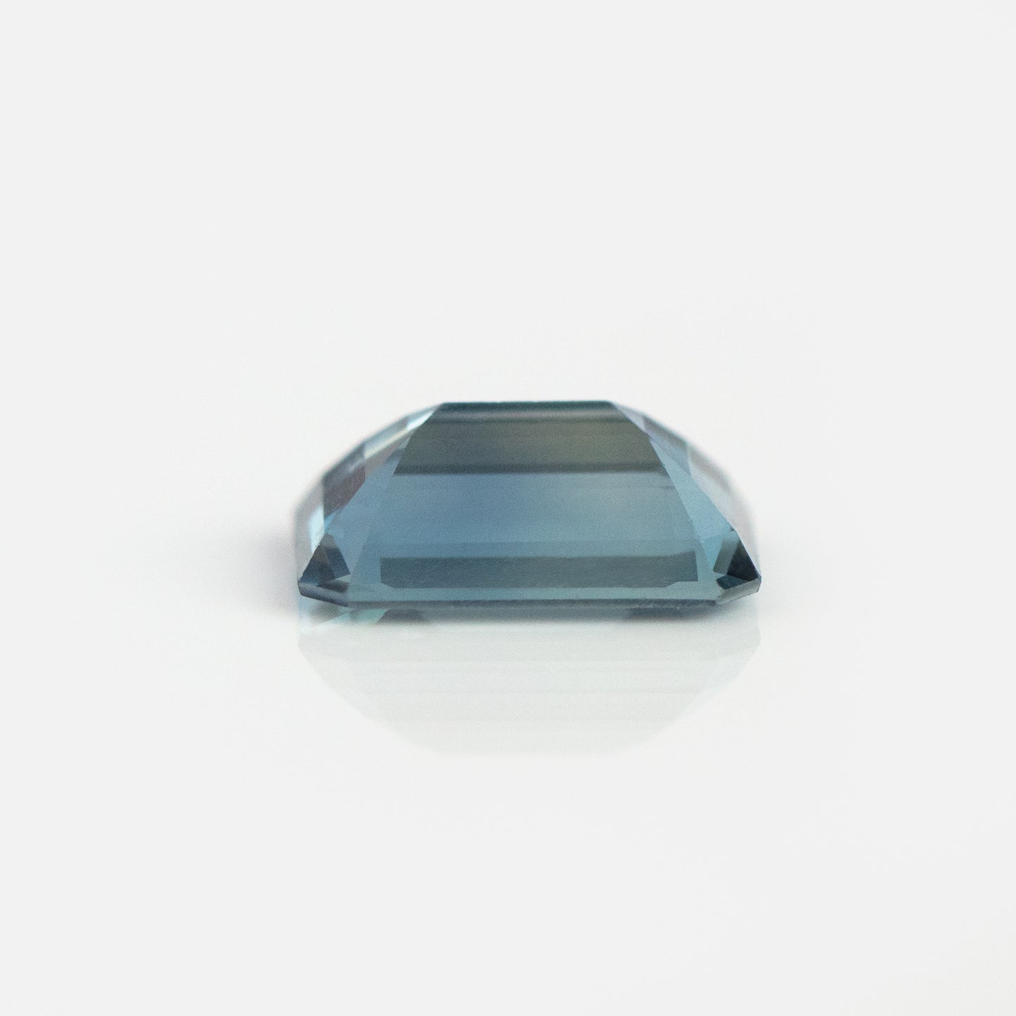 Emerald Cut Teal Sapphire Loose Gemstone