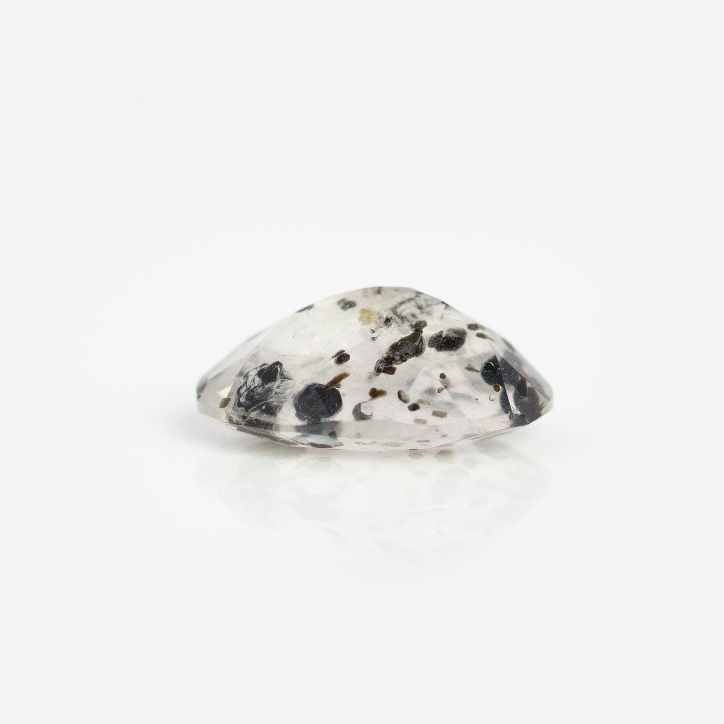 Oval Dot Quartz Loose Gemstone