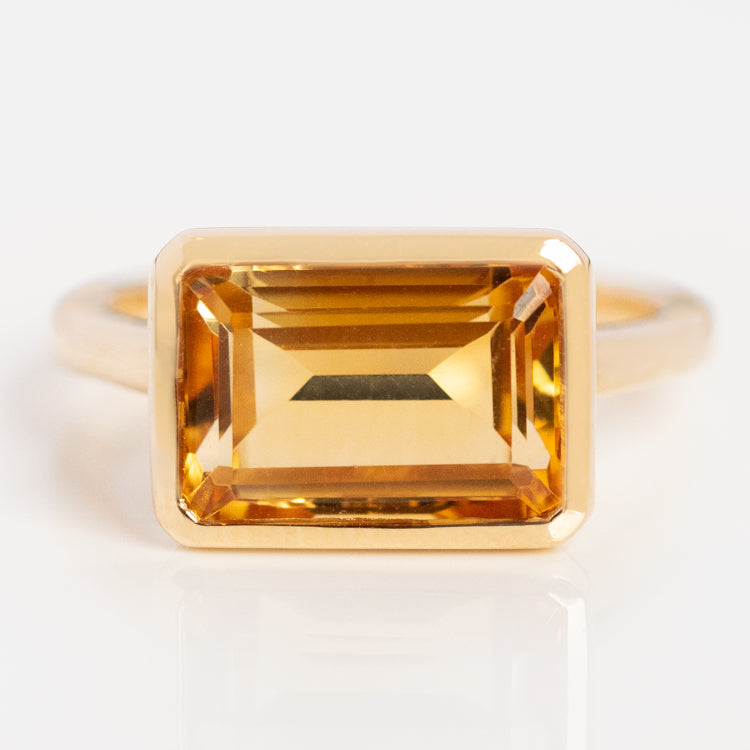 Jojo Citrine Ring