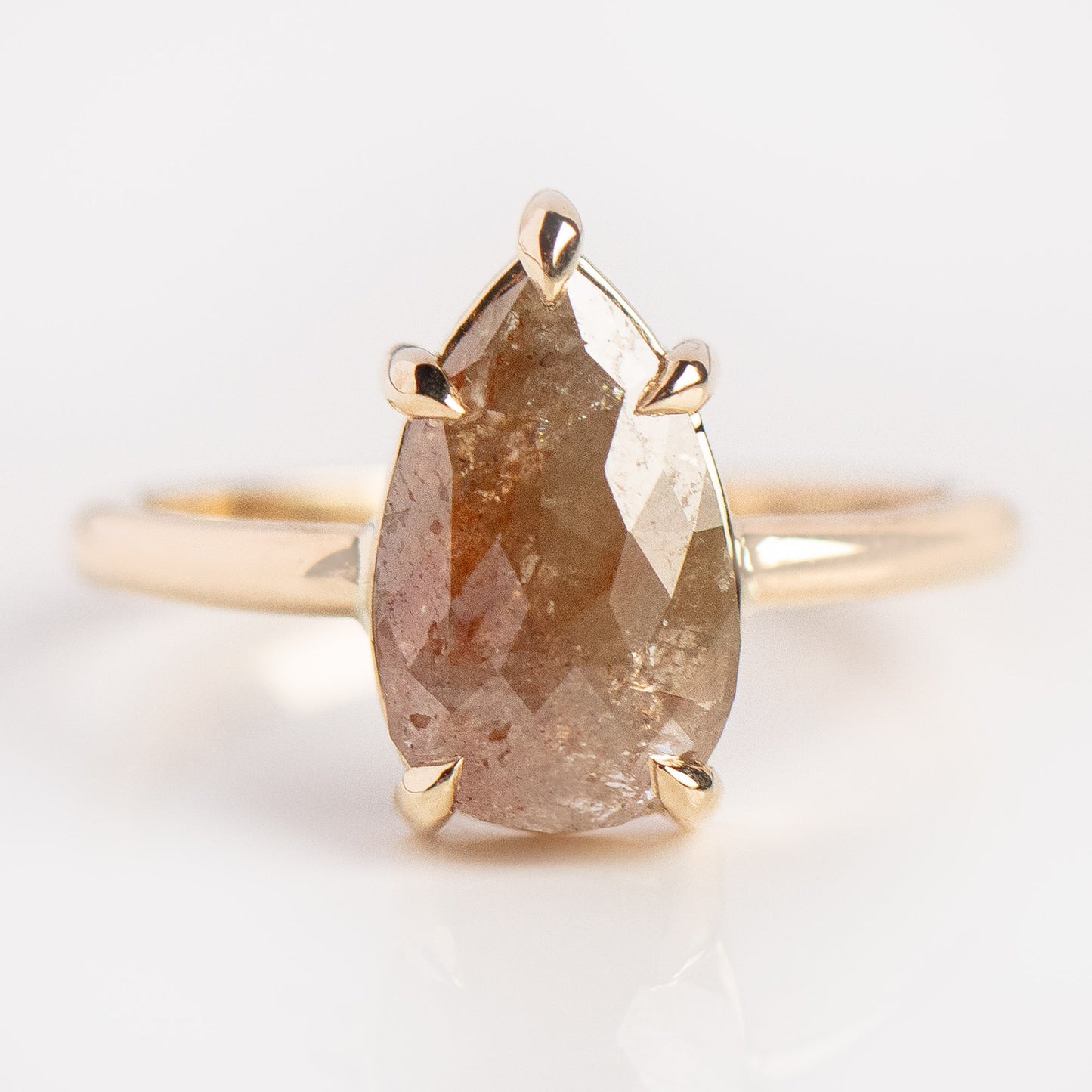 Soleil Champagne Diamond Ring