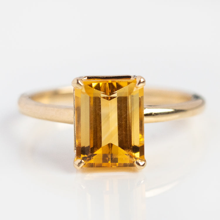 Arizona Citrine Ring