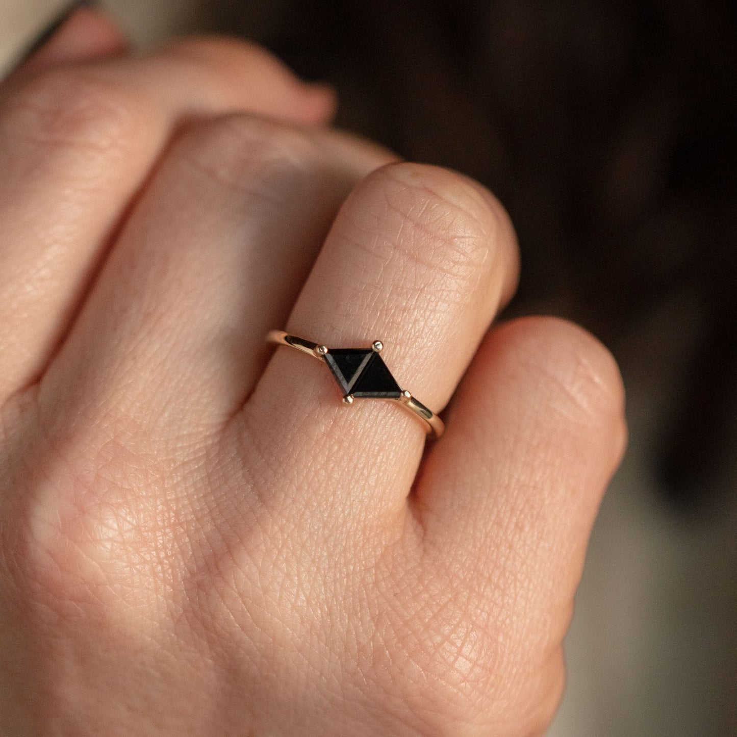 Palomina Black Diamond Ring