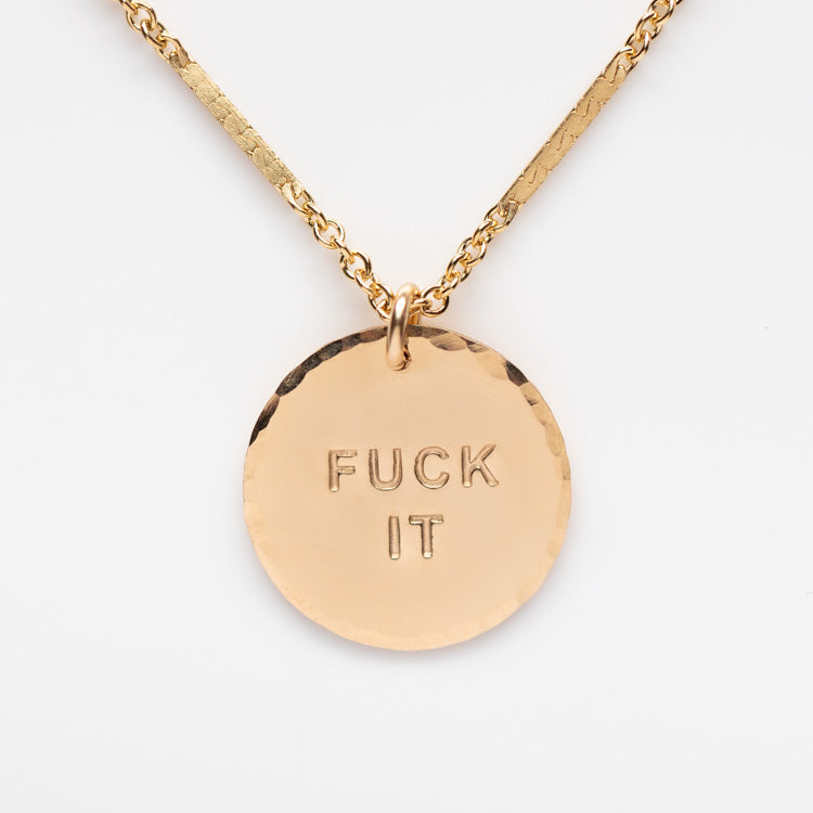 Fuck It Necklace