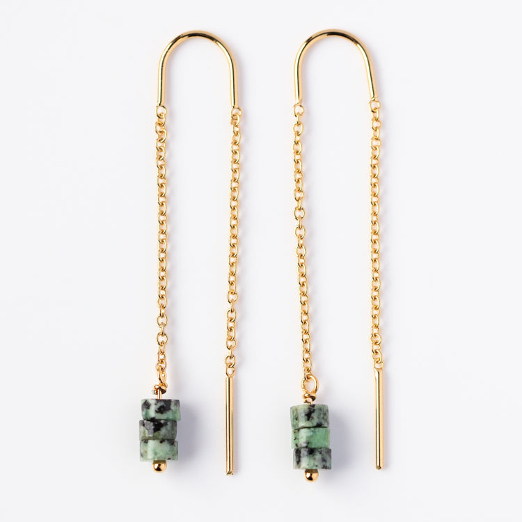 Mineral Chain Earrings