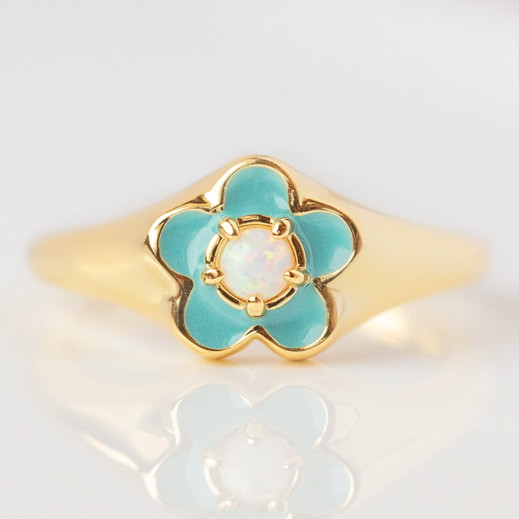 Flower Child Opal Ring for Kids and Grown Ups