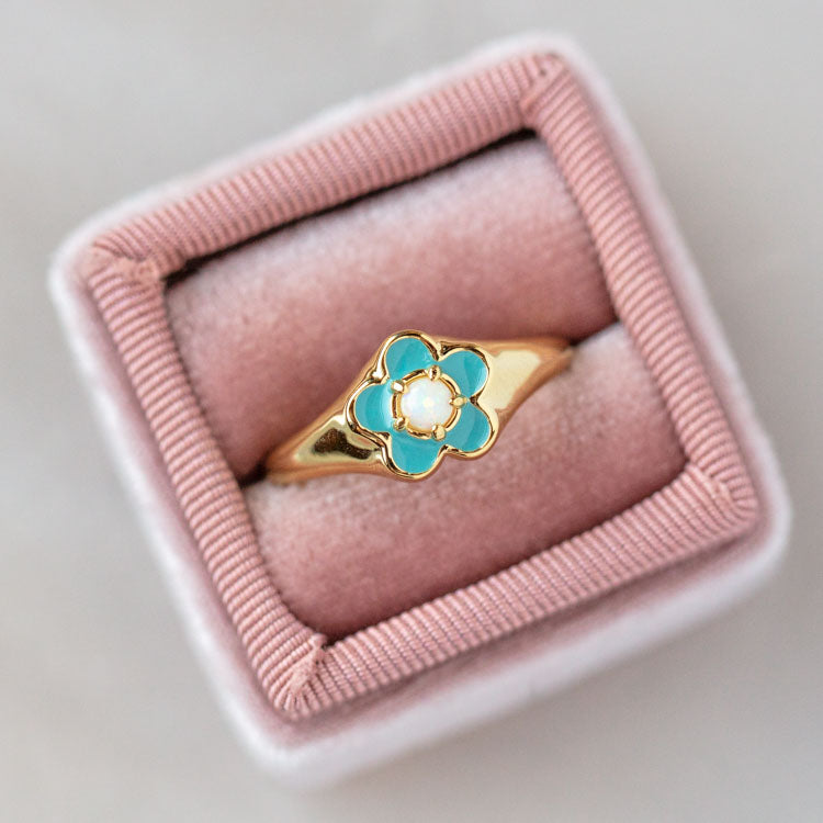 Flower Child Opal Ring for Kids and Grown Ups