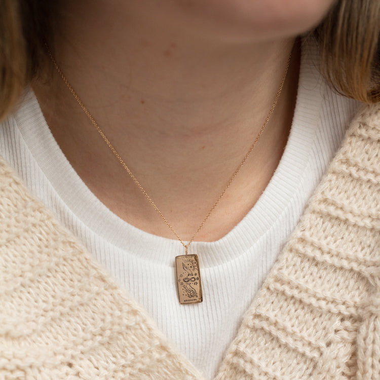 The Magician Tarot Card Necklace