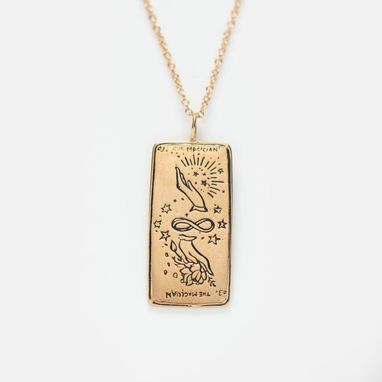 The Magician Tarot Card Necklace