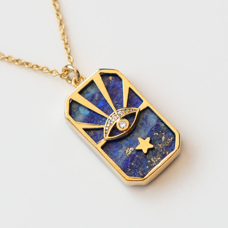 Night Sky Protection Pendant Necklace