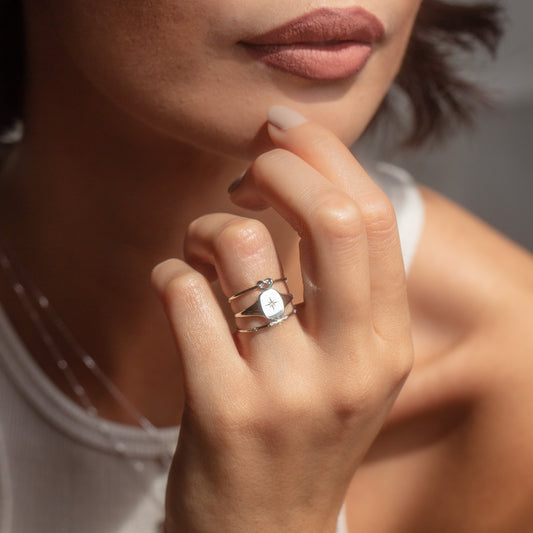 solid white gold jewelry with diamonds