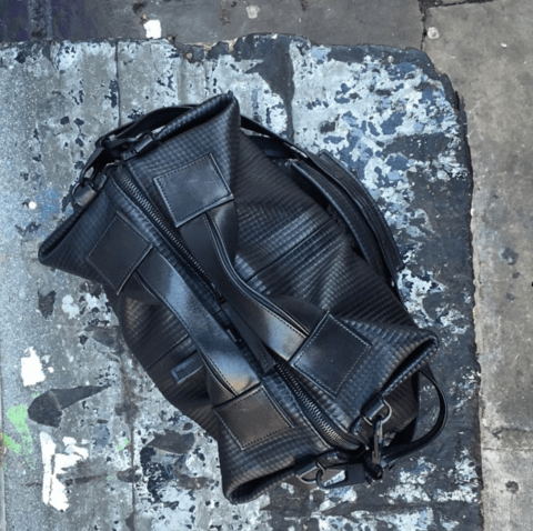 Sporty leather bags with chic edge from The Transience