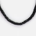 Black Spinel Beaded Gemstone Necklace