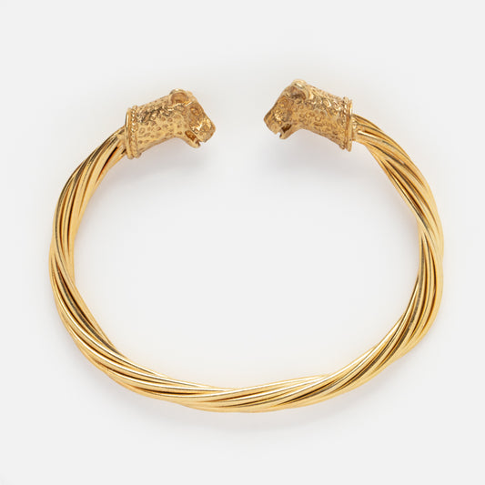 Jaguar Gold Bangle