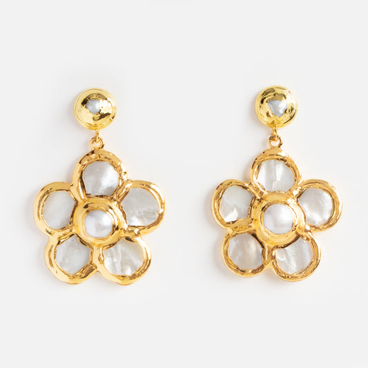 Fiore Mother of Pearl Earrings