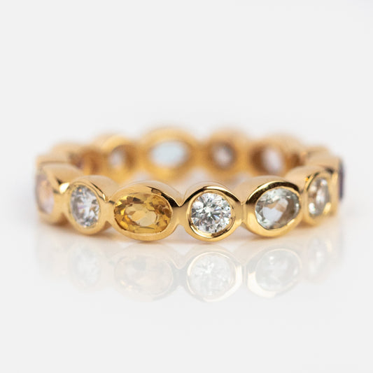 Spring Northern Lights Eternity Ring