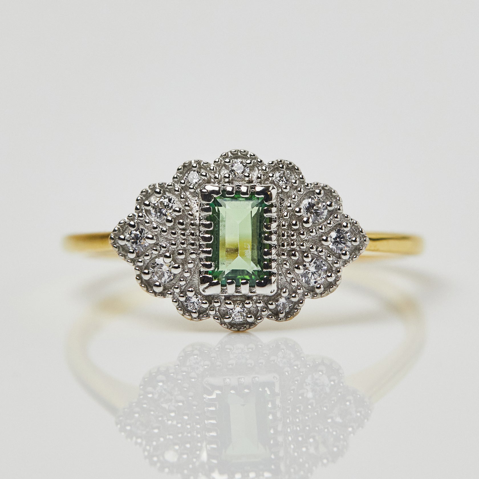Fern Green Topaz Vintage Ring | Local Eclectic – local eclectic