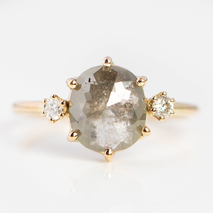 Clair de Lune Grey Diamond Ring
