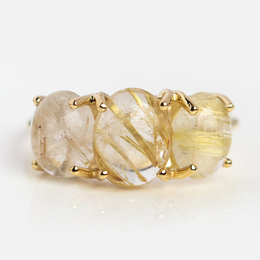 Sweetest Gumdrop Ring in Rutilated Quartz