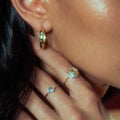 Star Crossed Celestial Hoop Earrings