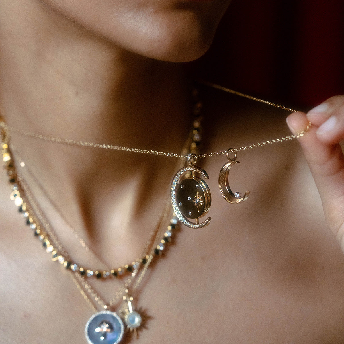 Luna Locket Necklace