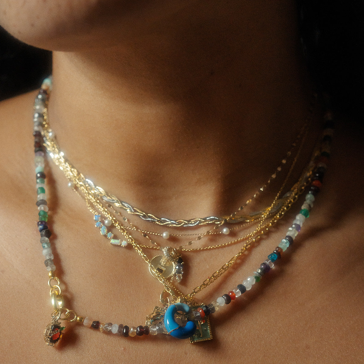 Bubble Letter Necklace