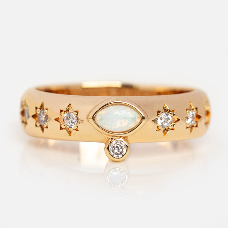 Athena Opal Ring