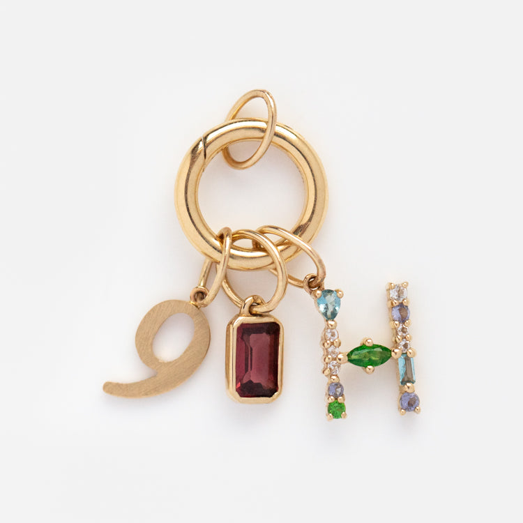 Solid Gold Charm Clip Local Eclectic local eclectic