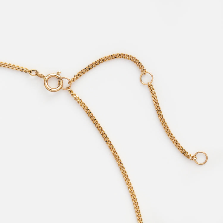 Solid Gold Bold Chain Link Necklace