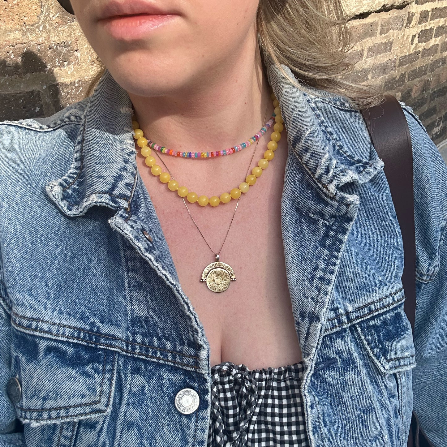 Beaded Gemstone Necklace