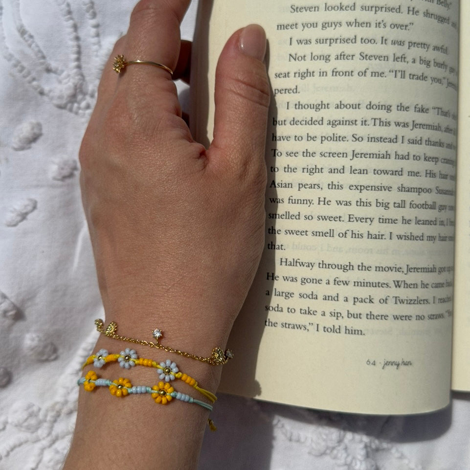Howlite Multi-strand Bracelet - Universal Thread™ White/gold : Target