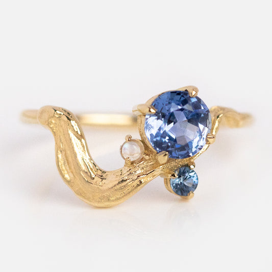 Solid Gold Azure Ring Sample Size 7