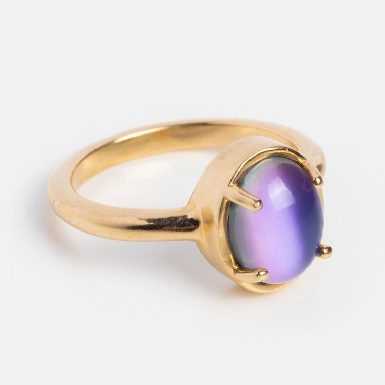 Celina Cat's Eye Moonstone Ring