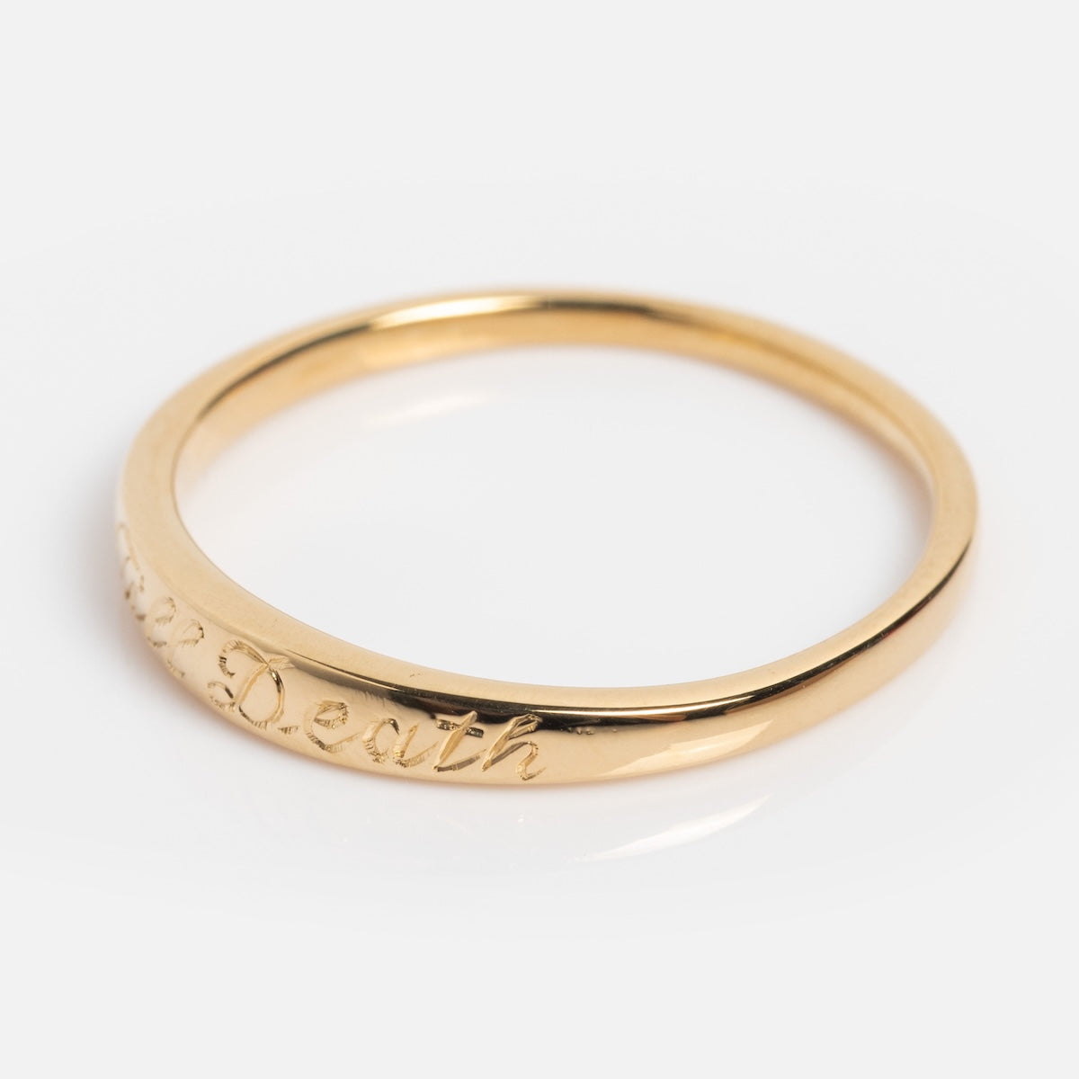 14k Till Death Layering Ring
