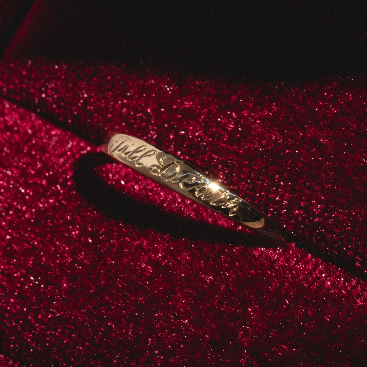 14k Till Death Layering Ring