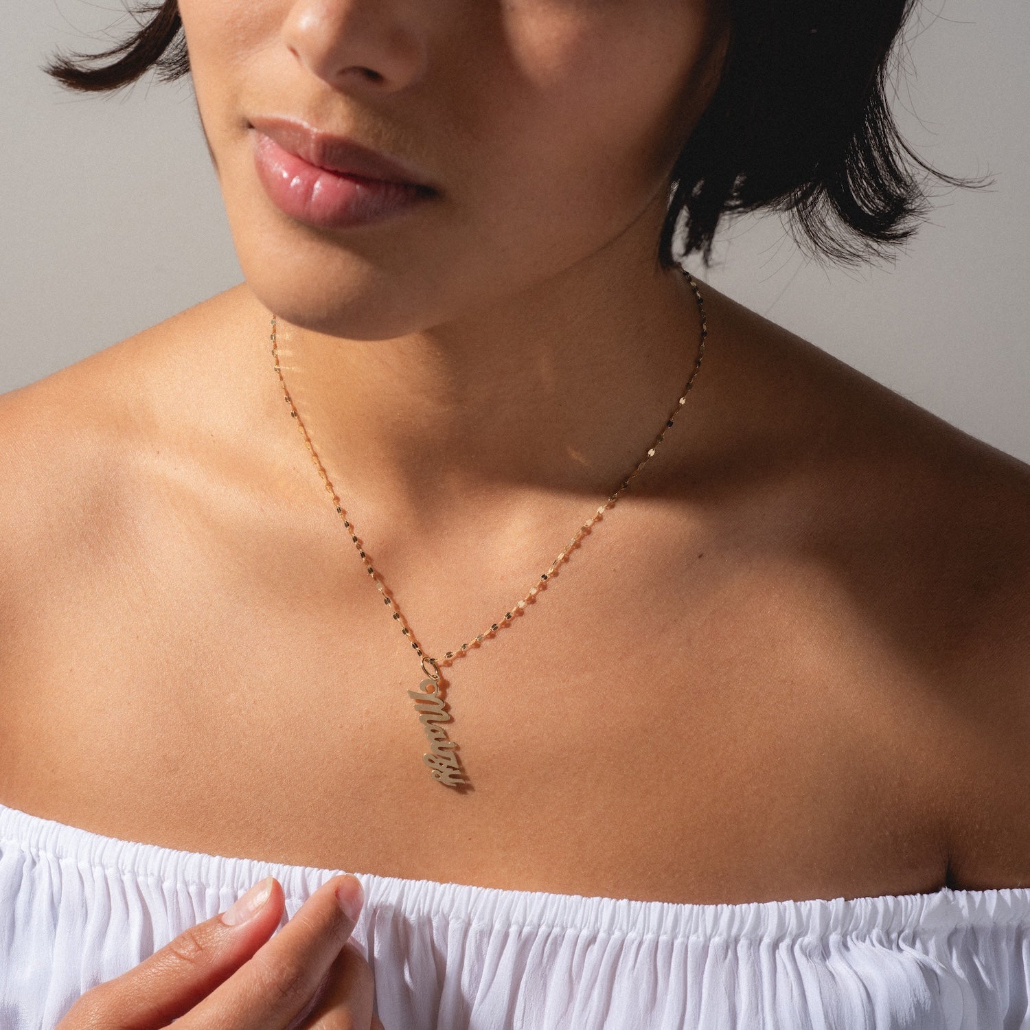 Customizable Nameplate Charm