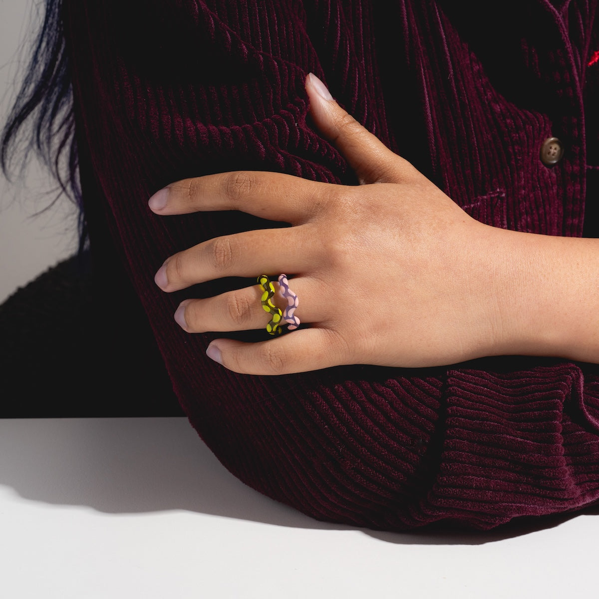 Single Wave Jelly Ring