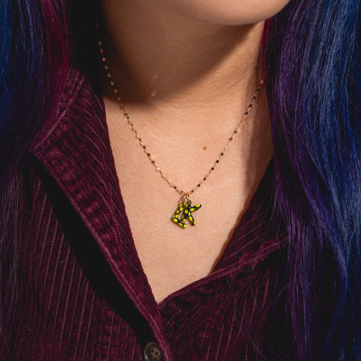 Jelly Pickle Letter Charm