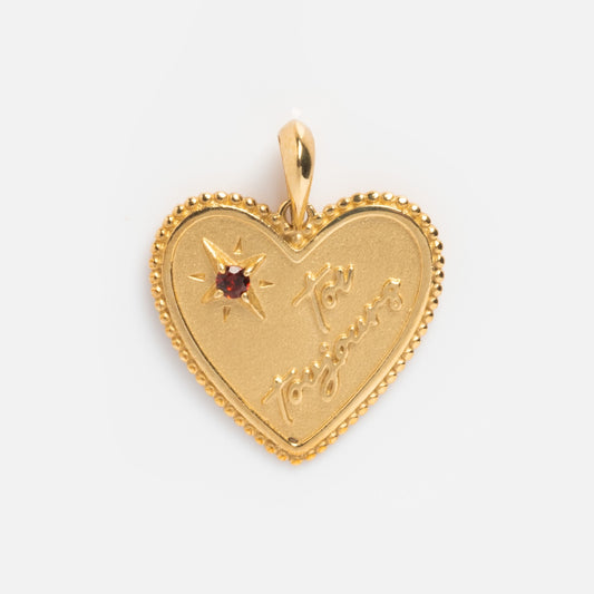Solid Gold Coin Charm