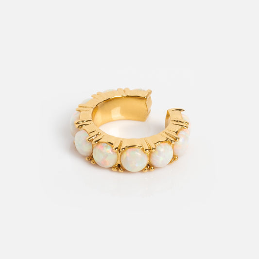 White Opal Ear Cuff