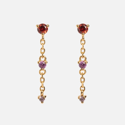 Celebration Ombre Birthstone Drop Studs