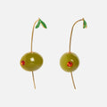 Olive Drop Earrings
