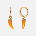 Chili Pepper Huggie Earrings