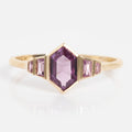 Solid Gold 2026 June Capsule Art Deco Alexandrite Ring