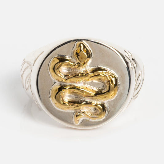 Serpent Signet Ring