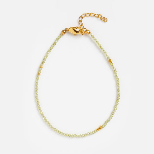 Beaded Gemstone Anklet