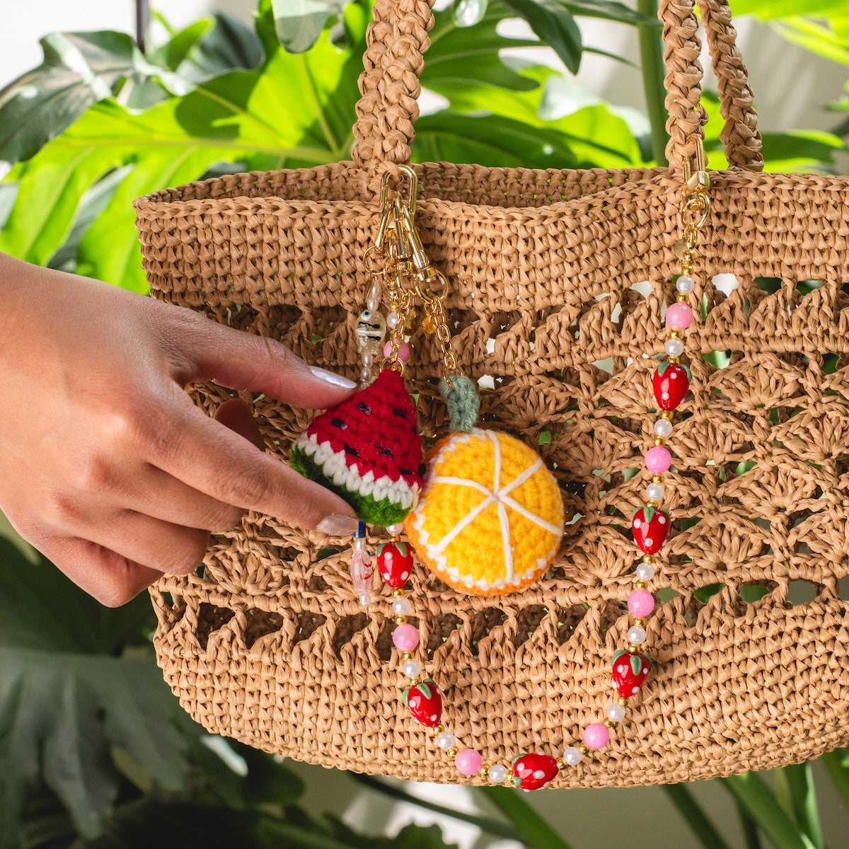Strawberry Bag Charm