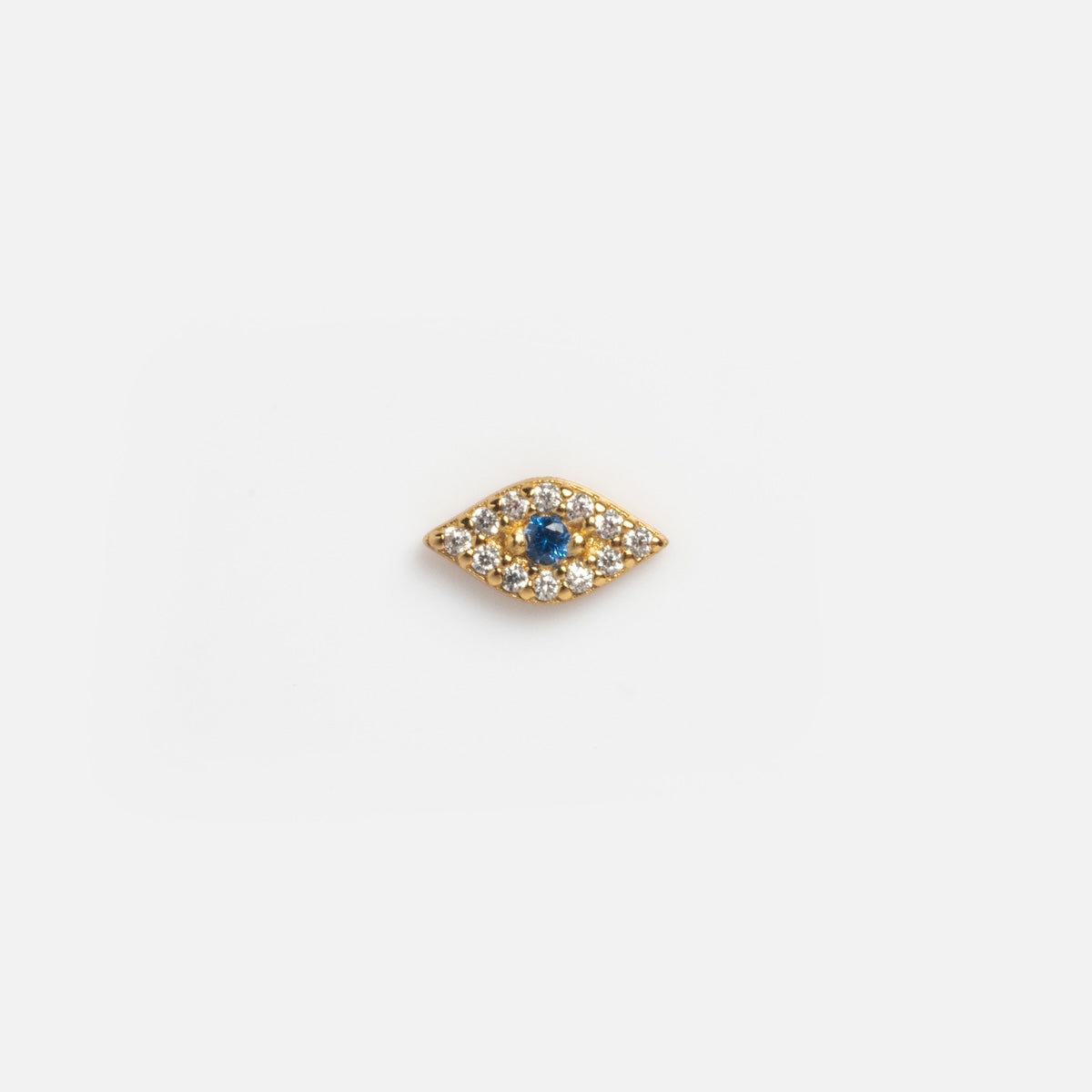 Solid Gold Tiny Lucky Charm for Glass Charm Locket