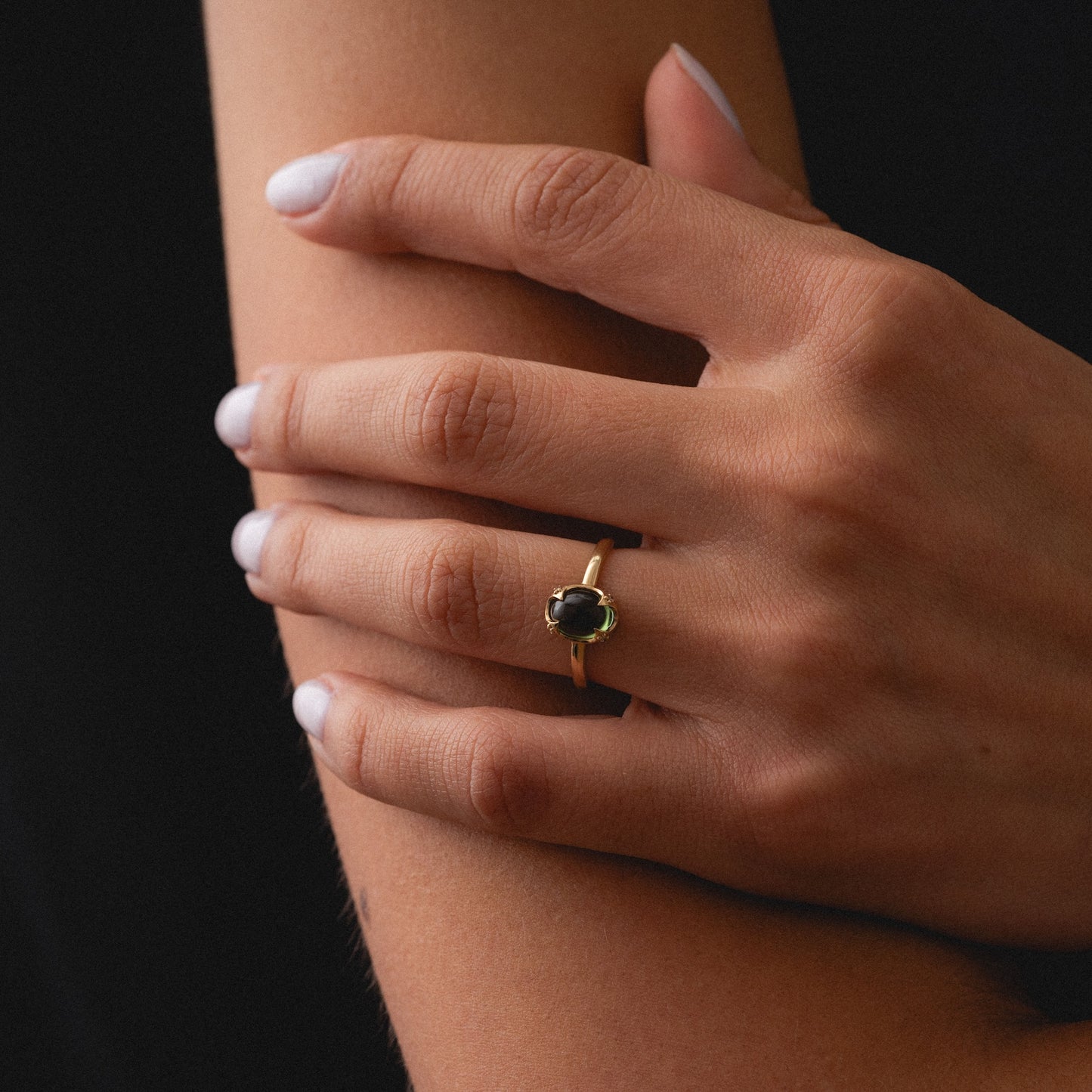 Crown Tourmaline Ring