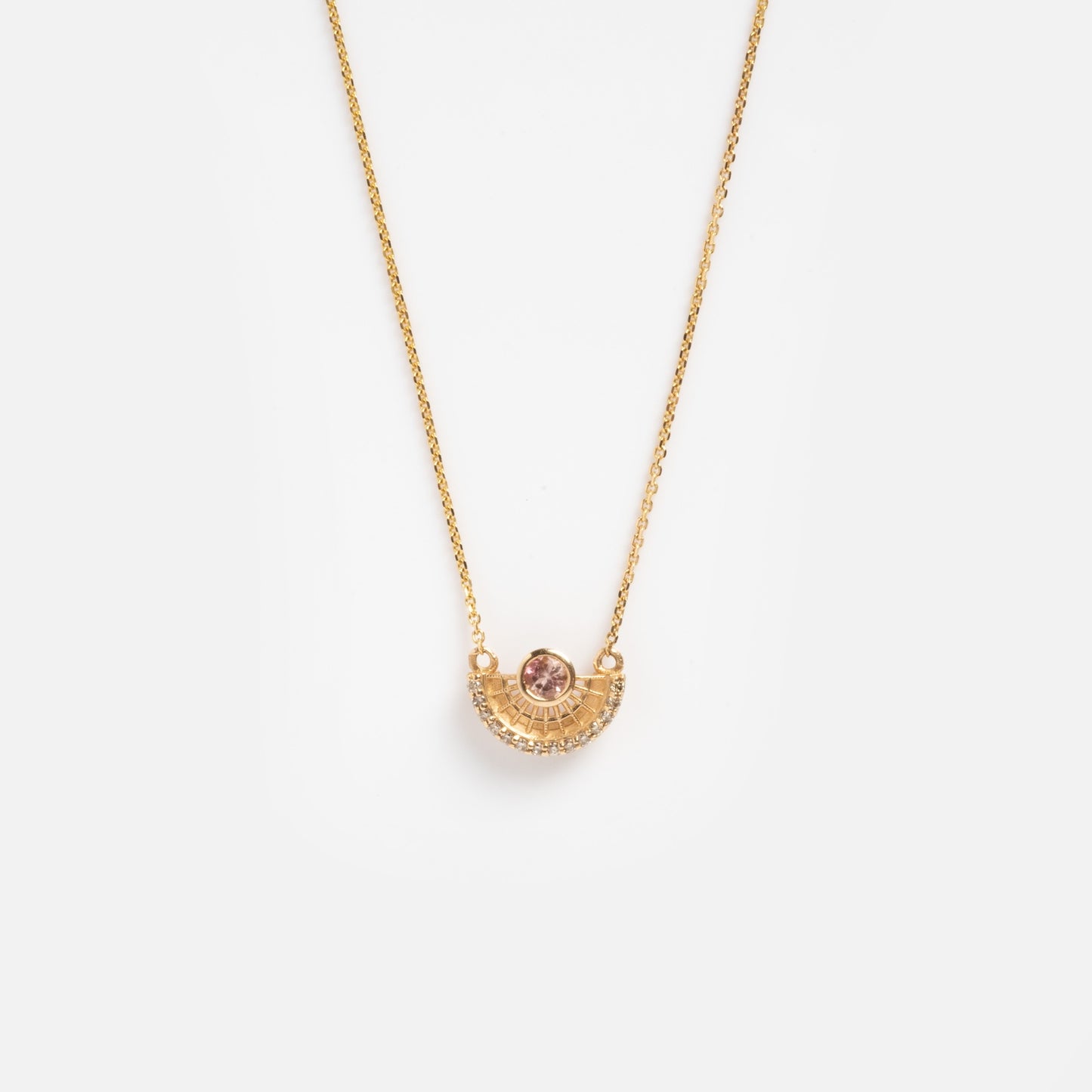 Tantallon Champagne Diamond Necklace